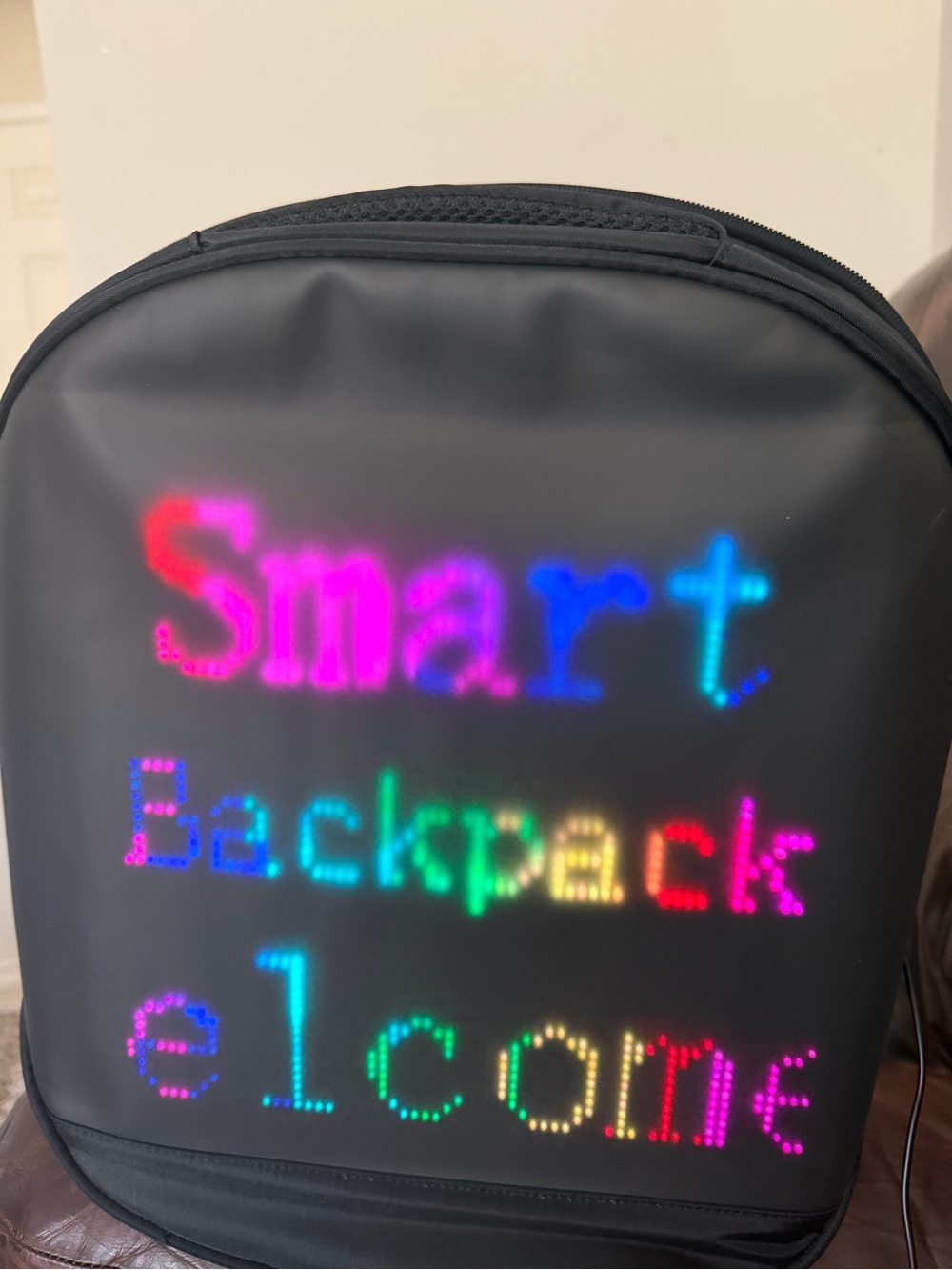 LED Smart Backpack - Black - Picture 2 of 4